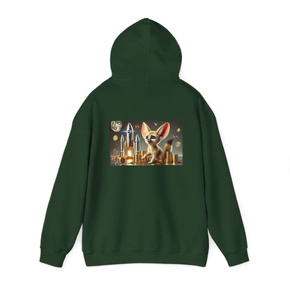 Fennec Fox on Sol Hooded Sweatshirt