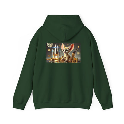 Fennec Fox on Sol Hooded Sweatshirt
