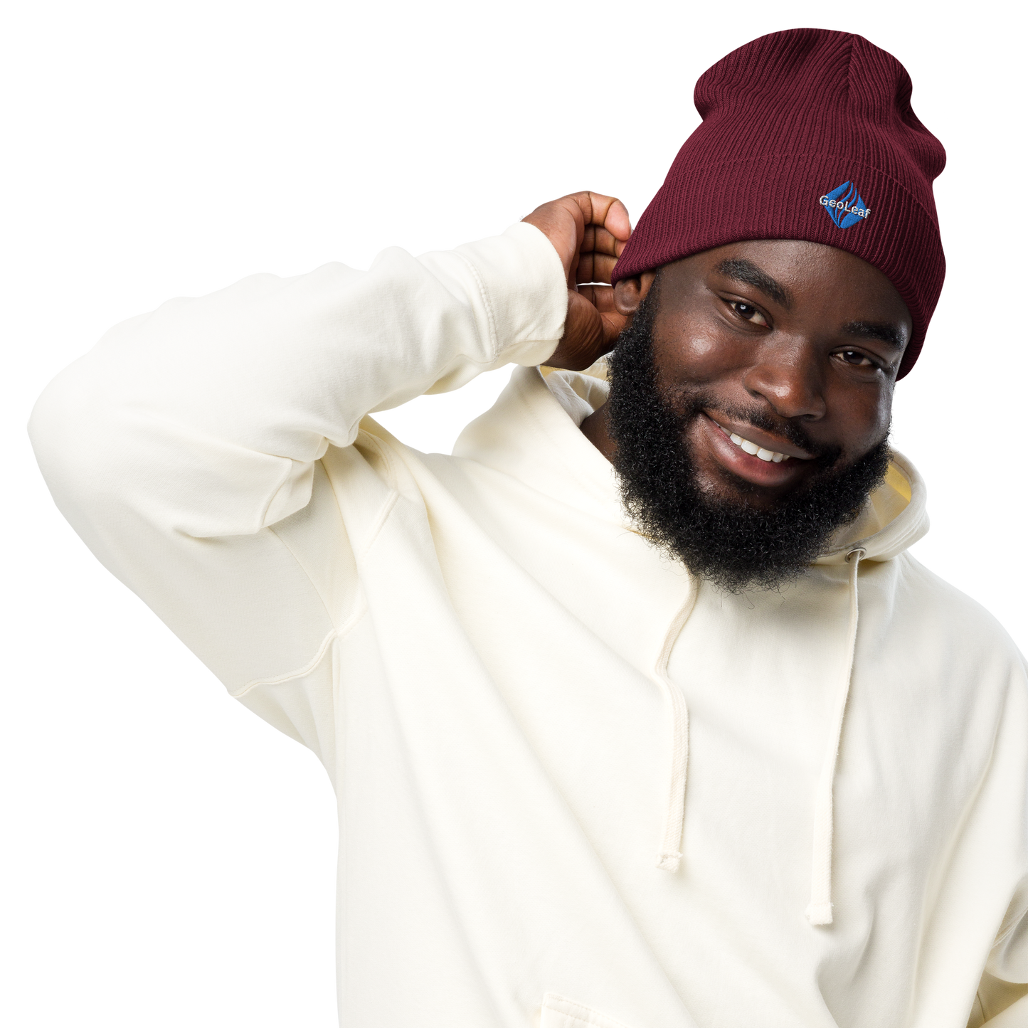 GeoLeaf Token ribbed beanie