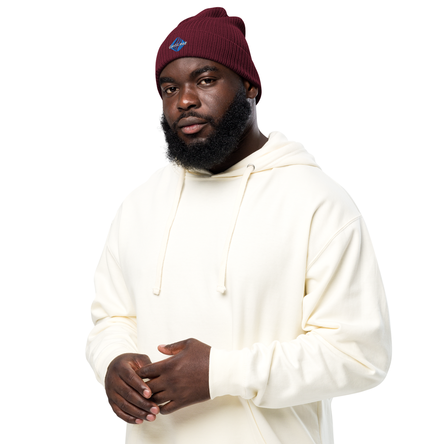 GeoLeaf Token ribbed beanie