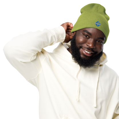 GeoLeaf Token ribbed beanie