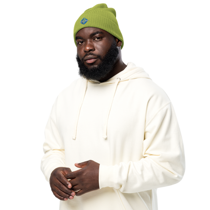 GeoLeaf Token ribbed beanie