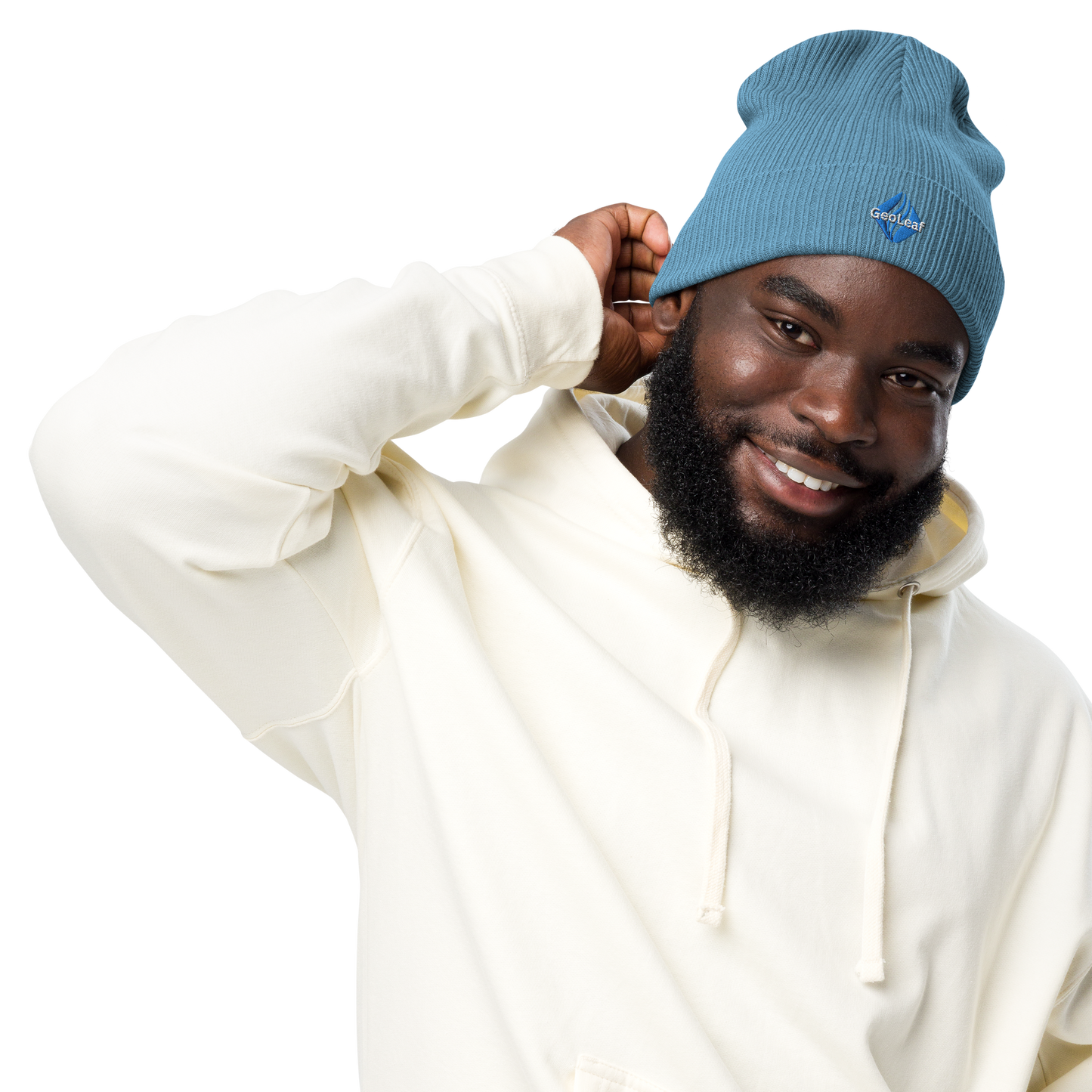 GeoLeaf Token ribbed beanie