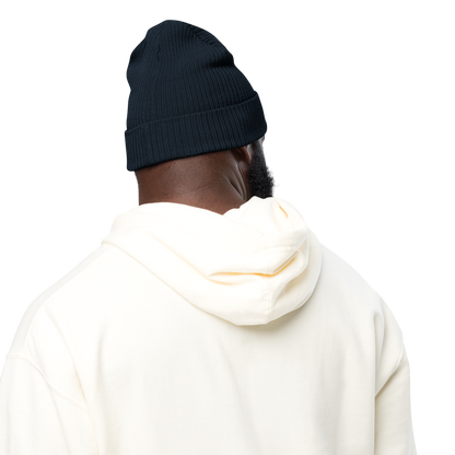 GeoLeaf Token ribbed beanie