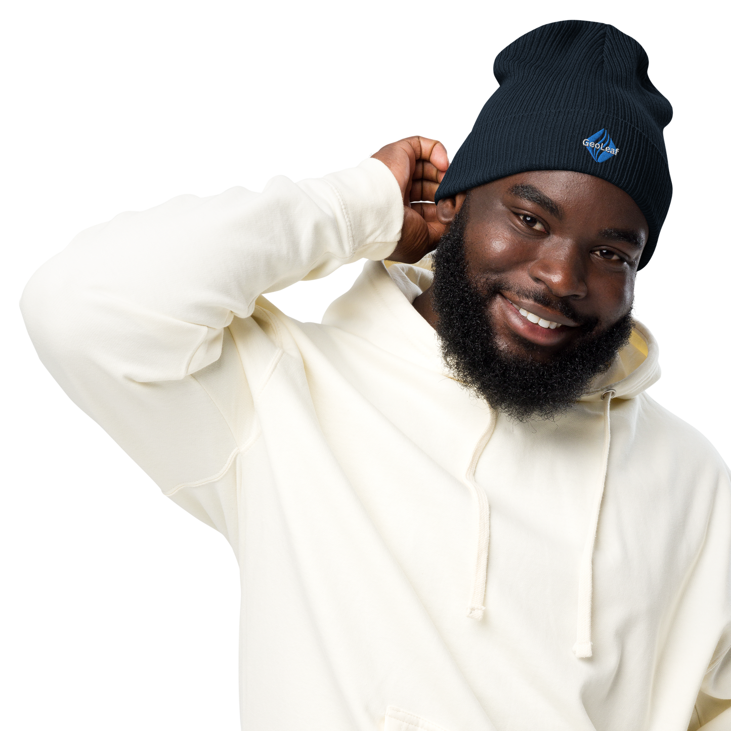 GeoLeaf Token ribbed beanie