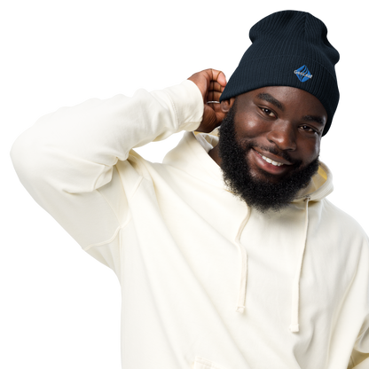 GeoLeaf Token ribbed beanie
