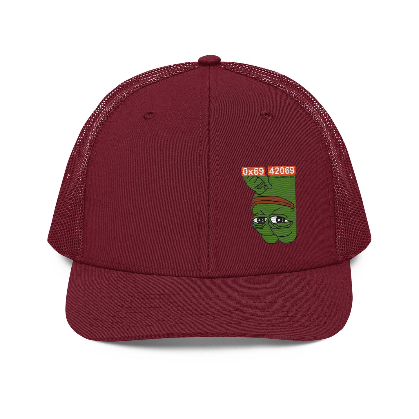 Inverted Pepe Trucker Cap